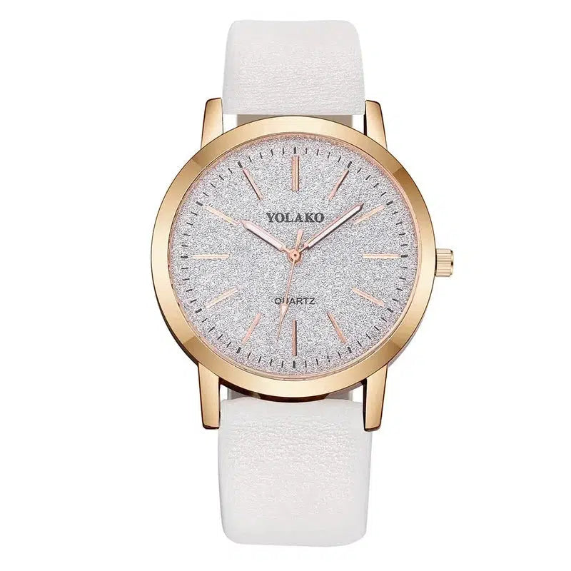 Cheky - Women's Watches Brand Luxury Fashion Ladies Watch Leather Watch Women Female Quartz Wristwatches Montre Femme reloj mujer