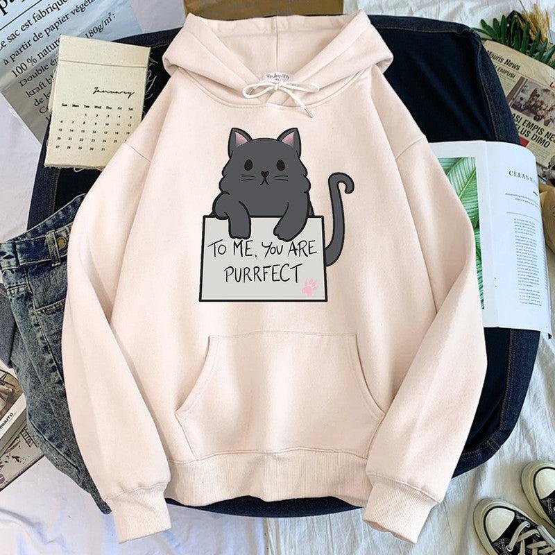 Cheky - Girls Blank Solid Color Hoodie Sweater