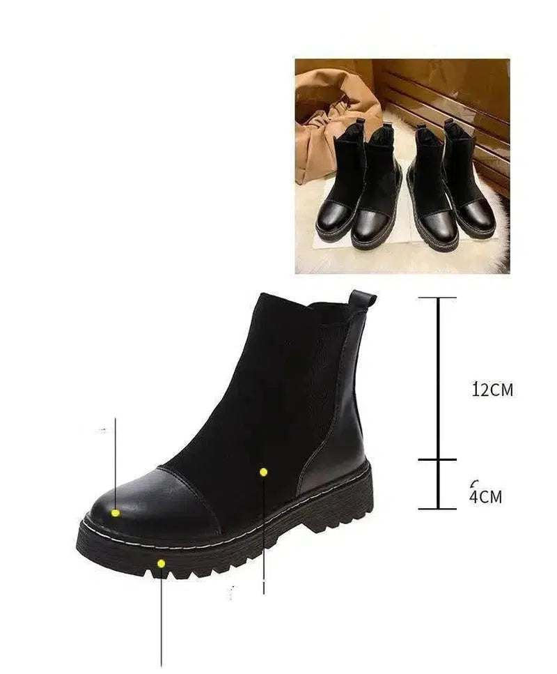 Cheky - British style show feet little Martin boots women