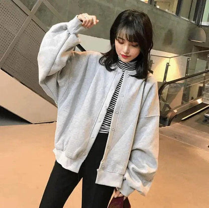 Cheky - Harajuku bf wind sweater female new student Korean version