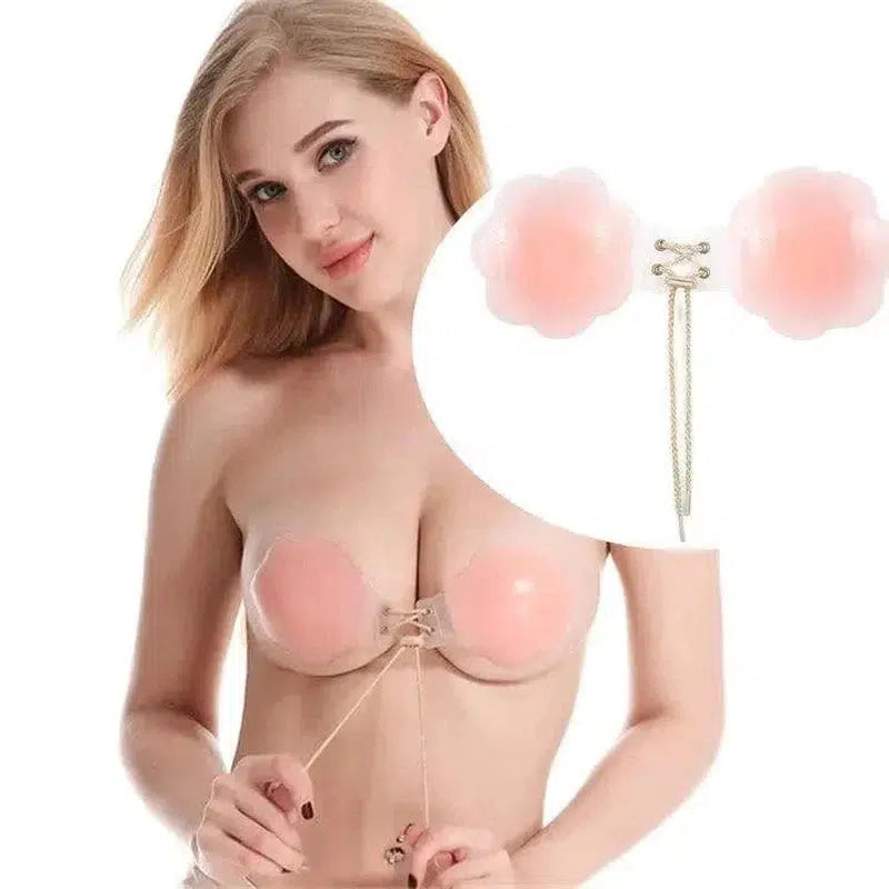 Cheky - Lingerie Femme Silicone Push Up Sexy Strapless Bra Self