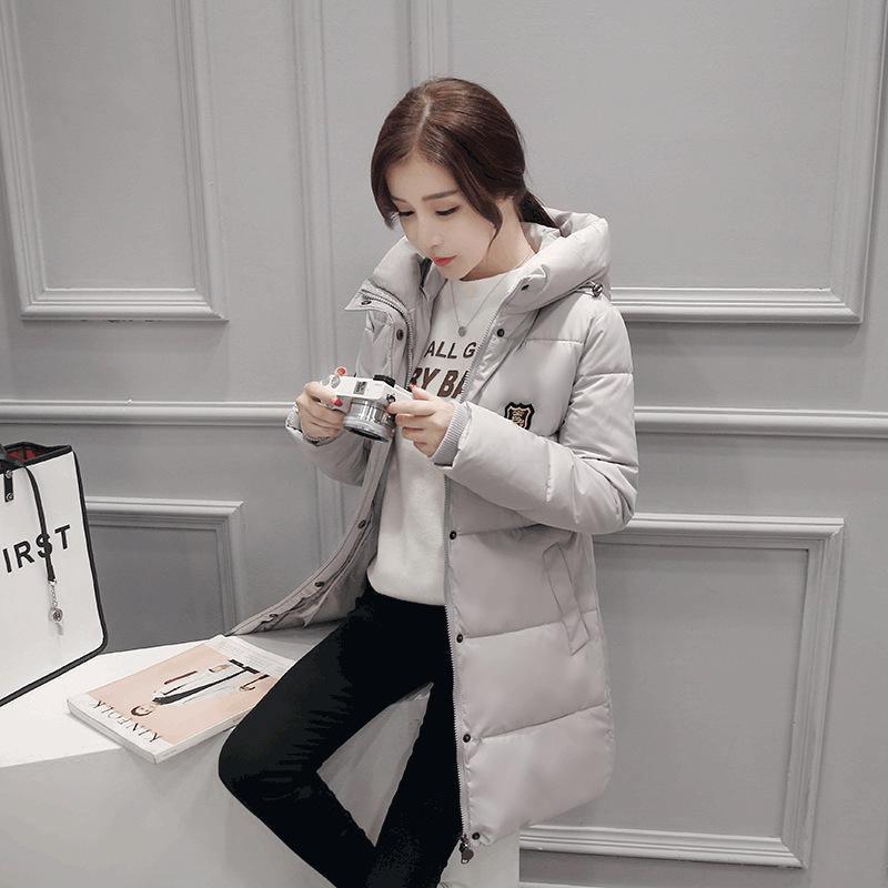 Cheky - Slim And Thick Mid-length Women's Cotton Coat